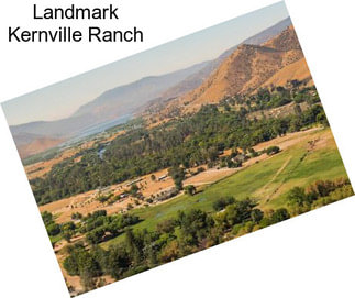 Landmark Kernville Ranch