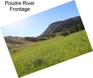 Poudre River Frontage