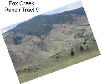 Fox Creek Ranch Tract 9