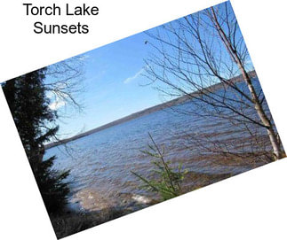 Torch Lake Sunsets