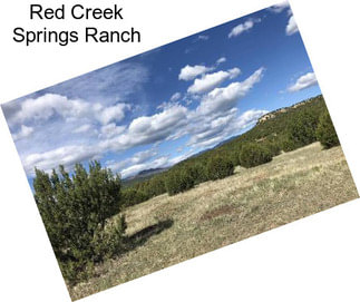 Red Creek Springs Ranch