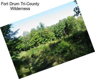 Fort Drum Tri-County Wilderness