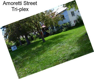 Amoretti Street Tri-plex