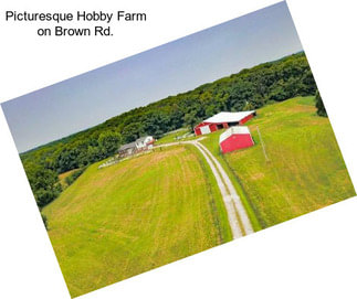 Picturesque Hobby Farm on Brown Rd.