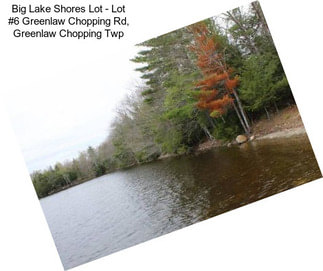 Big Lake Shores Lot - Lot #6 Greenlaw Chopping Rd, Greenlaw Chopping Twp