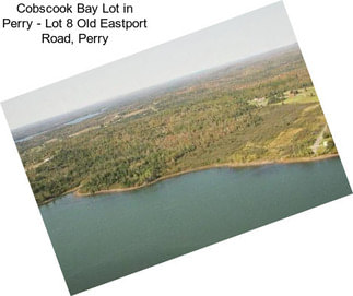 Cobscook Bay Lot in Perry - Lot 8 Old Eastport Road, Perry