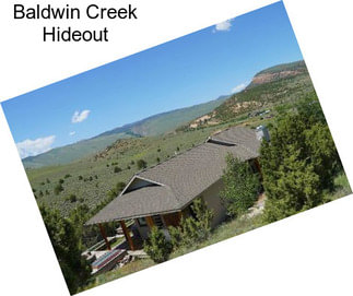 Baldwin Creek Hideout