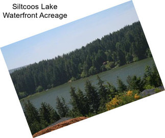 Siltcoos Lake Waterfront Acreage