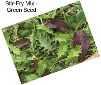 Stir-Fry Mix - Green Seed