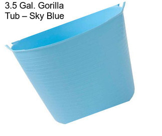 3.5 Gal. Gorilla Tub – Sky Blue