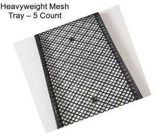 Heavyweight Mesh Tray – 5 Count