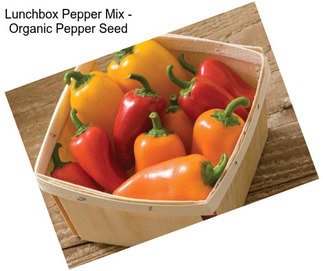 Lunchbox Pepper Mix - Organic Pepper Seed