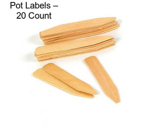 Pot Labels – 20 Count
