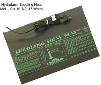Hydrofarm Seedling Heat Mat – 9\