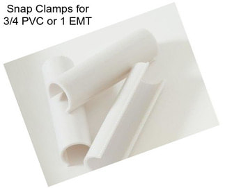Snap Clamps for 3/4\