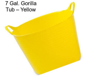 7 Gal. Gorilla Tub – Yellow