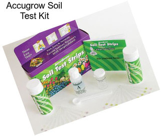 Accugrow Soil Test Kit