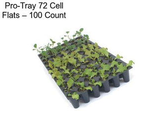 Pro-Tray 72 Cell Flats – 100 Count