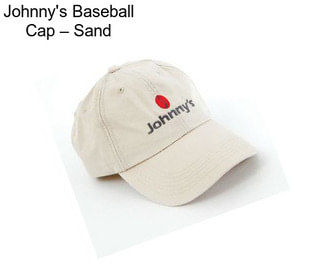 Johnny\'s Baseball Cap – Sand