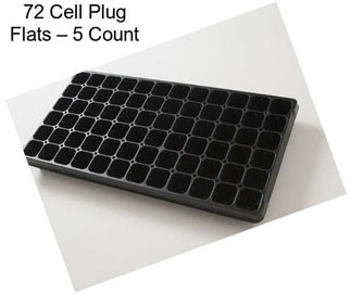 72 Cell Plug Flats – 5 Count