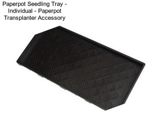 Paperpot Seedling Tray - Individual - Paperpot Transplanter Accessory