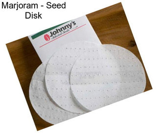 Marjoram - Seed Disk