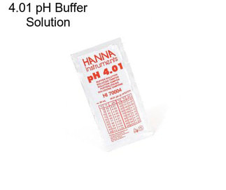 4.01 pH Buffer Solution