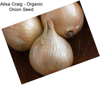 Ailsa Craig - Organic Onion Seed