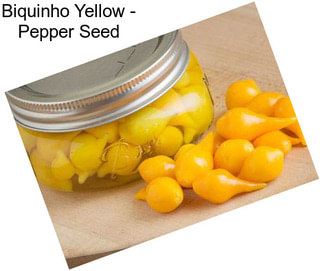 Biquinho Yellow - Pepper Seed