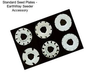 Standard Seed Plates - EarthWay Seeder Accessory