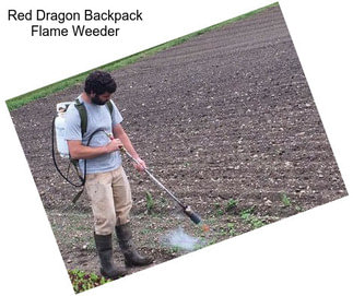 Red Dragon Backpack Flame Weeder