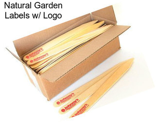 Natural Garden Labels w/ Logo