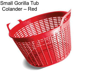 Small Gorilla Tub Colander – Red
