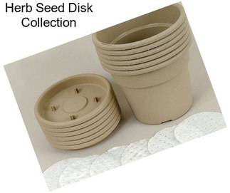 Herb Seed Disk Collection