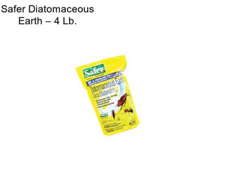 Safer Diatomaceous Earth – 4 Lb.