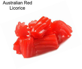 Australian Red Licorice