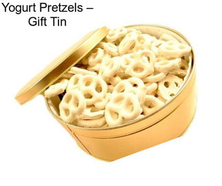 Yogurt Pretzels – Gift Tin