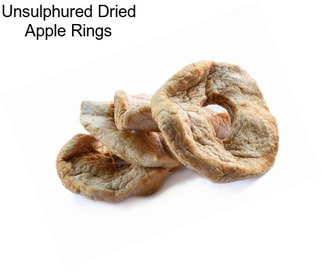 Unsulphured Dried Apple Rings