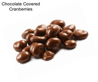 Chocolate Covered Cranberries