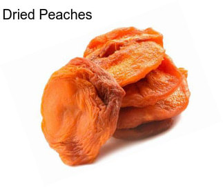 Dried Peaches