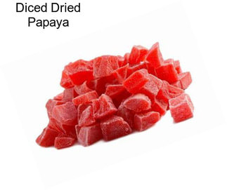 Diced Dried Papaya