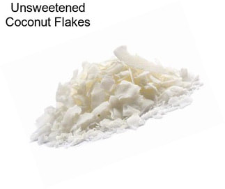 Unsweetened Coconut Flakes