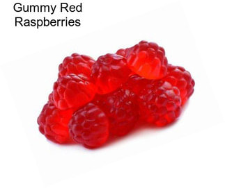 Gummy Red Raspberries