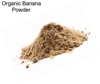 Organic Banana Powder