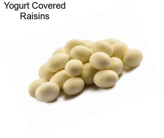 Yogurt Covered Raisins