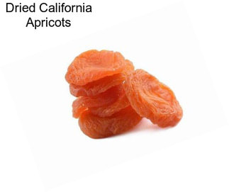 Dried California Apricots