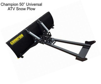 Champion 50” Universal ATV Snow Plow