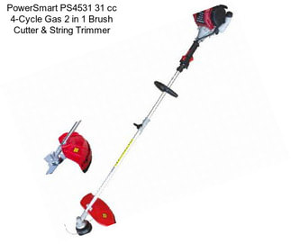 PowerSmart PS4531 31 cc 4-Cycle Gas 2 in 1 Brush Cutter & String Trimmer