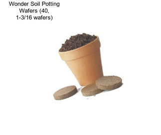 Wonder Soil Potting Wafers (40, 1-3/16\