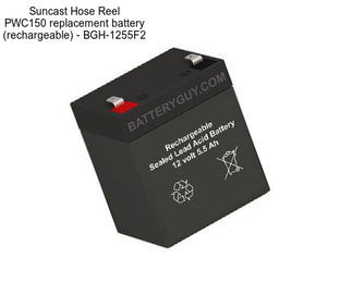 Suncast Hose Reel PWC150 replacement battery (rechargeable) - BGH-1255F2